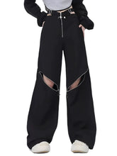 Lockere Cargohose im Y2K-Stil